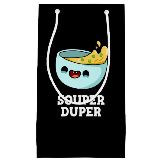 Souper Duper Funny Soup Dark BG Klein Cadeauzakje (Voorkant)
