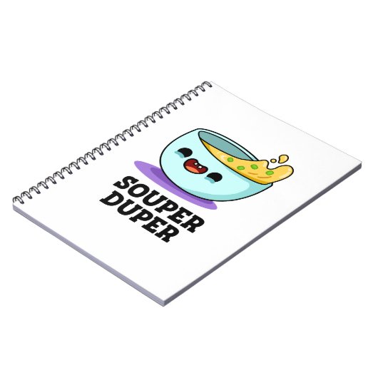 Souper Duper Grappige Soep Stunt  Notitieboek (Linkerzijde)