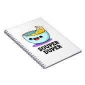 Souper Duper Grappige Soep Woordgrap Notitieboek (Rechterzijde)