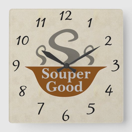 Souper Good Wall klok (Voorkant)