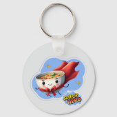Souper Hero, Super Hero Soup Pun | Sleutelhanger (Voorkant)