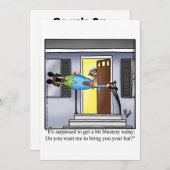 Soup's on Dinner Invitations Kaart (Voorkant / Achterkant)