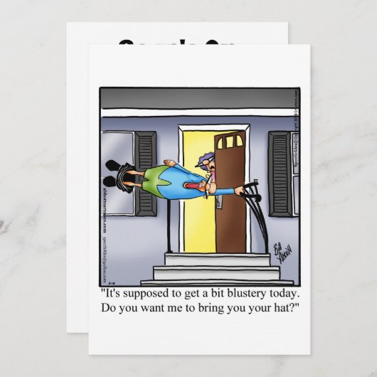 Soup's on Dinner Invitations Kaart (Voorkant / Achterkant)