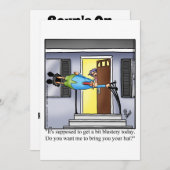 Soup's on Dinner Invitations Kaart (Voorkant / Achterkant)