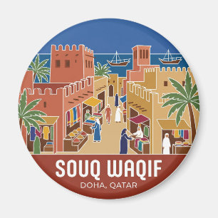 Souq Waqif Qatar Magneet
