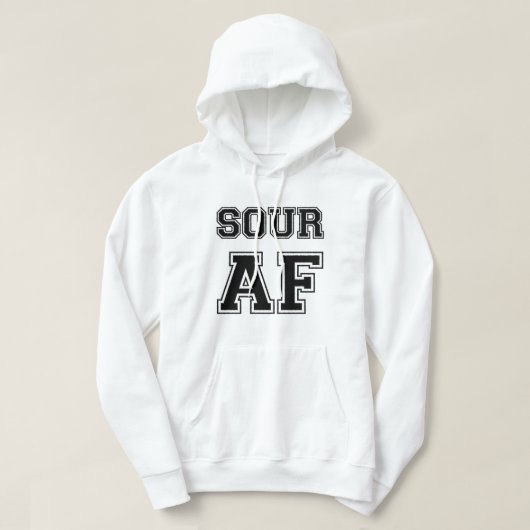 SOUR AF HOODIE (Design voorkant)