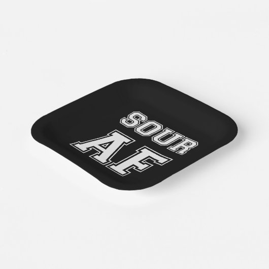 SOUR AF PAPIEREN BORDJE (Gebogen)