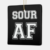 SOUR AF PING PONG BALL KERAMISCH ORNAMENT (Links)