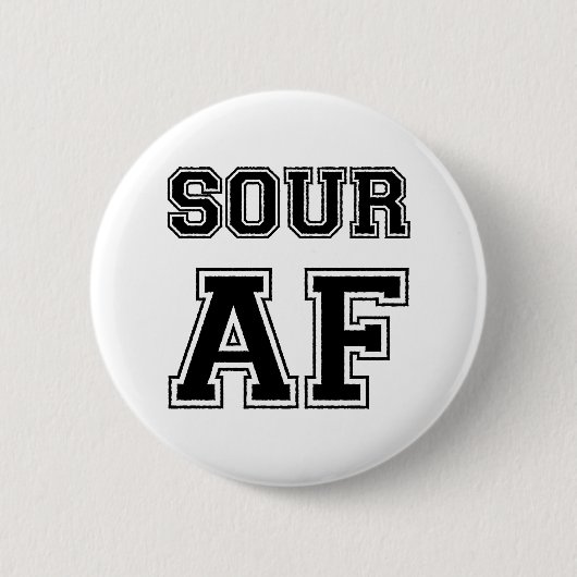 SOUR AF RONDE BUTTON 5,7 CM (Voorkant)