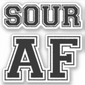 SOUR AF STICKER (Voorkant)