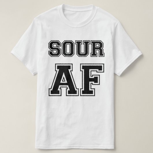 SOUR AF T-SHIRT (Design voorkant)