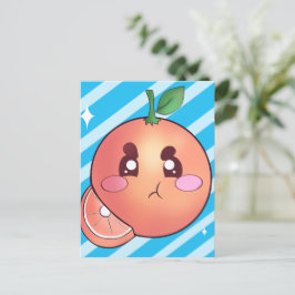 Sour Angry Oranje Fruit Briefkaart