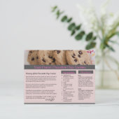 Sour Cream Chocolate Chip Cookies Briefkaart (Staand voorkant)