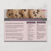 Sour Cream Chocolate Chip Cookies Briefkaart (Voorkant)