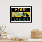 SOUR DIESEL POSTER (Keuken)