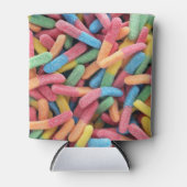 Sour Gummy Worms Blikjeskoeler (Voorkant)