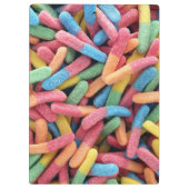 Sour Gummy Worms Klembord (Achterkant)