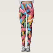Sour Gummy Worms Leggings (Voorkant)