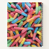Sour Gummy Worms Notitieboek (Achterkant)