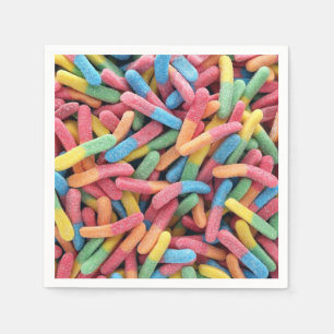 Sour Gummy Worms Servet