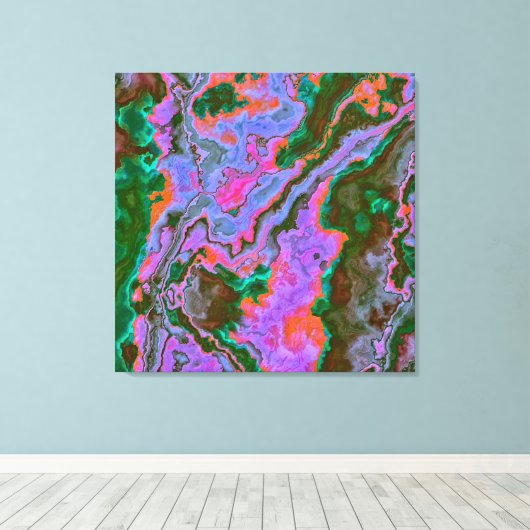 Sour Marble Canvas afdrukken (Insitu (Houten vloer))