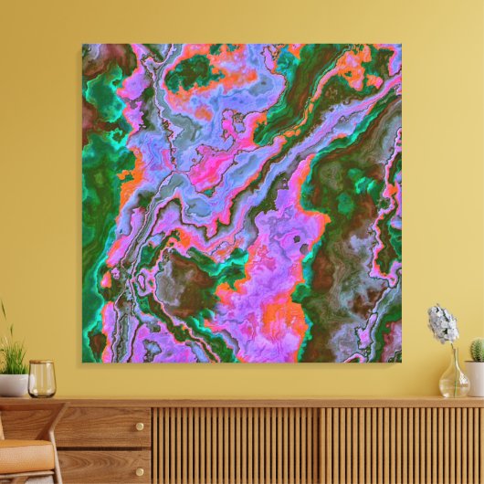 Sour Marble Canvas afdrukken (Insitu (Woonkamer))