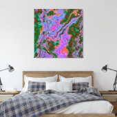 Sour Marble Canvas afdrukken (Insitu (Slaapkamer))