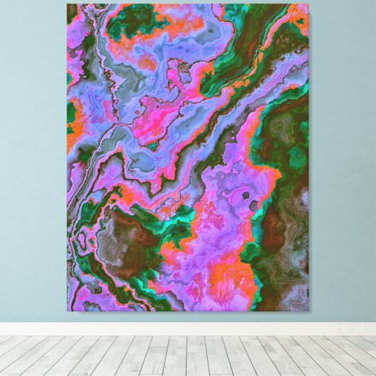 Sour Marble Canvas afdrukken (Insitu (Houten vloer))