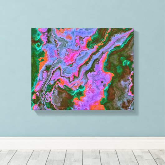 Sour Marble Canvas afdrukken (Insitu (Houten vloer))