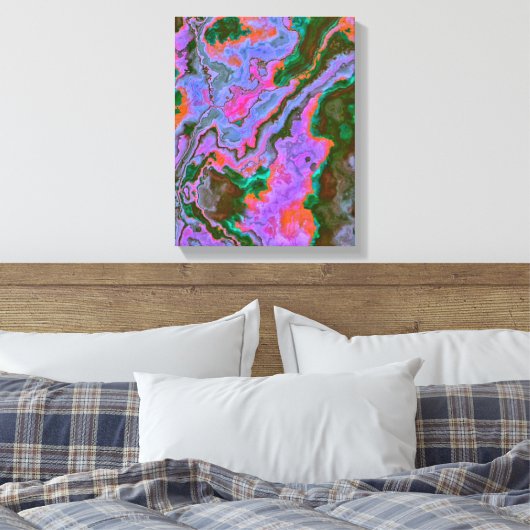 Sour Marble Canvas afdrukken (Insitu (Slaapkamer))