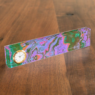 Sour Marble Desk Name Bord Naambordje