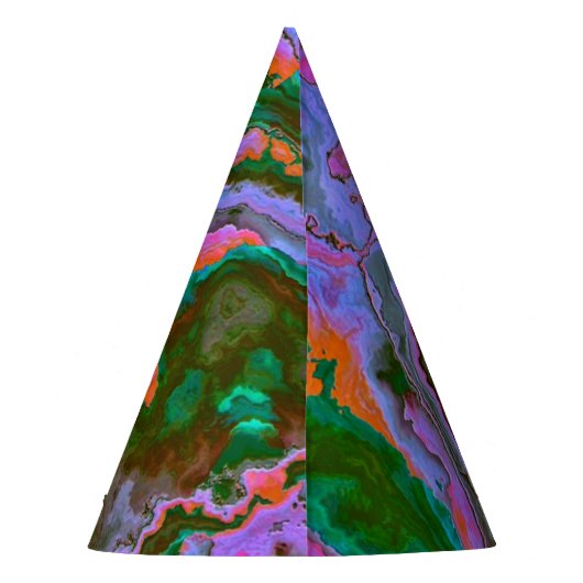 Sour Marble Feesthoedjes (Achterkant)