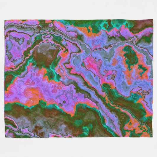 Sour Marble Fleece Blanket (Voorkant (Horizontaal))