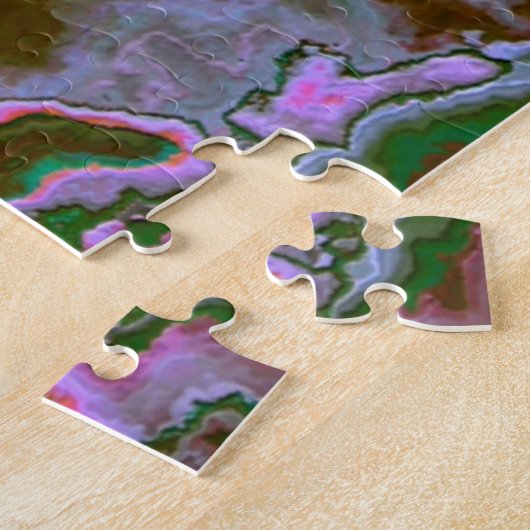 Sour Marble Jigzaag Puzzle Legpuzzel (Zijkant)