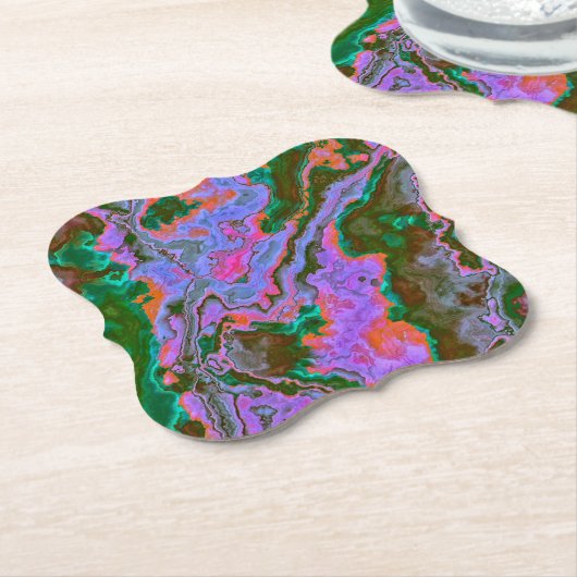 Sour Marble Kartonnen Onderzetters (Gekanteld)