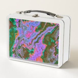 Sour Marble Metal Lunch Box