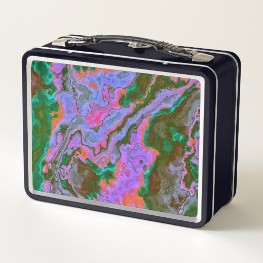 Sour Marble Metal Lunch Box (Achterkant)