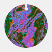 Sour Marble Metalen Ornament (Achterkant)