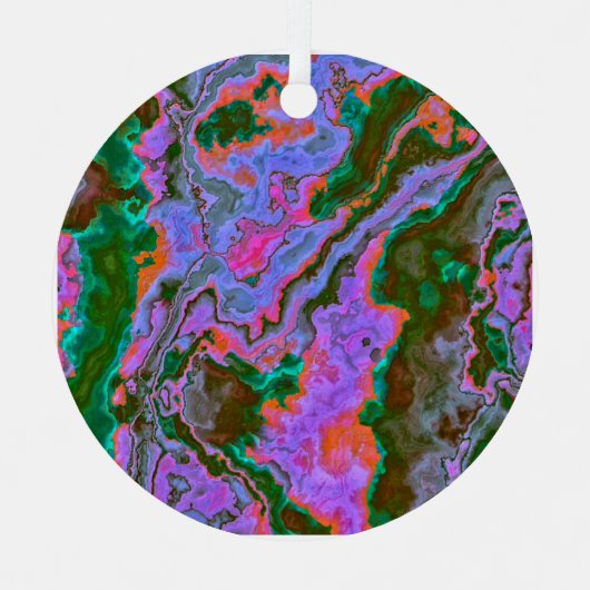 Sour Marble Metalen Ornament (Voorkant)