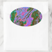 Sour Marble Ovale Sticker (Tas)