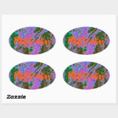 Sour Marble Ovale Sticker (Vel)