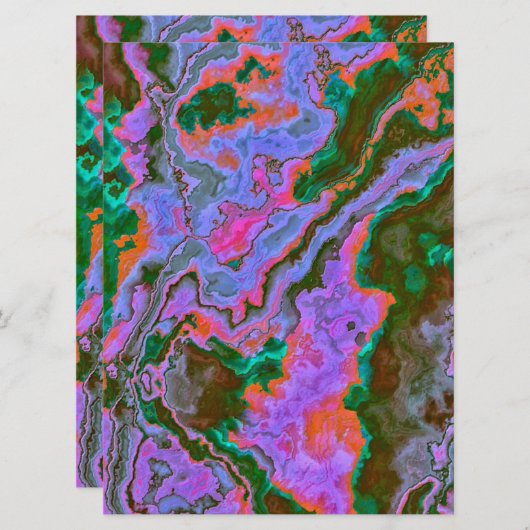 Sour Marble-programma Programmakaart (Voorkant / Achterkant)