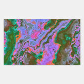 Sour Marble Rechthoekige Sticker (Voorkant)