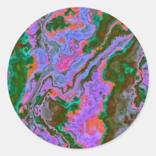 Sour Marble Ronde Sticker