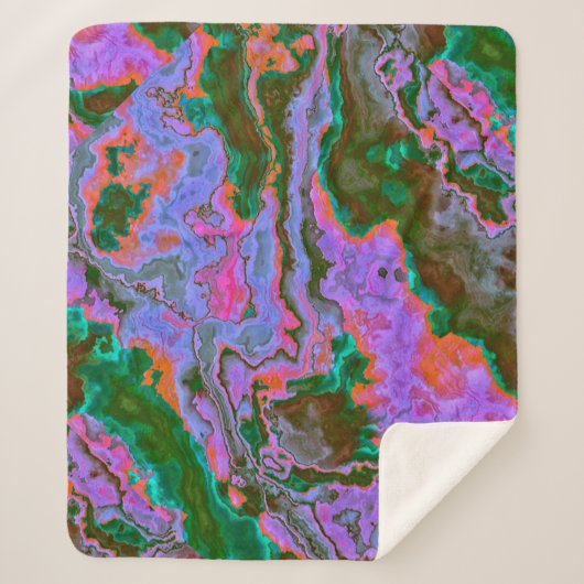 Sour Marble Sherpa Deken (Voorkant)