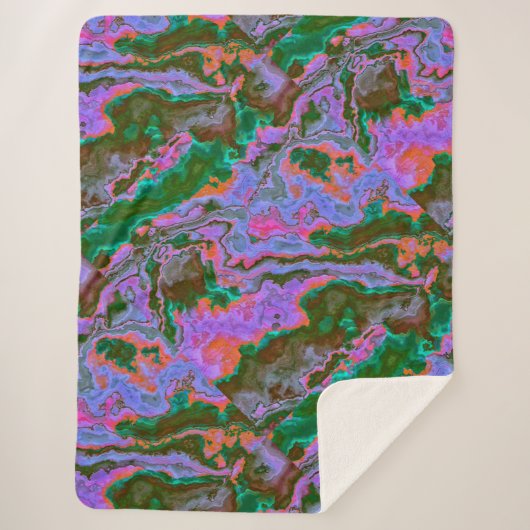 Sour Marble Sherpa Deken (Voorkant)