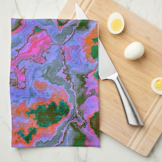 Sour Marble Theedoek (Quarter Fold)