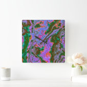 Sour Marble Vierkante Klok (Huis)