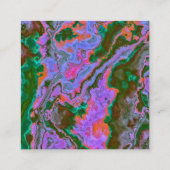 Sour Marble Vierkante Visitekaartje (Achterkant)