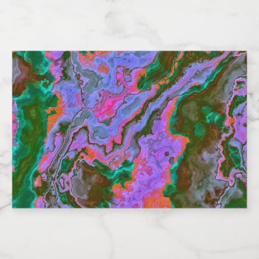 Sour Marble Voedselcontainer Etiket (Enkel label)